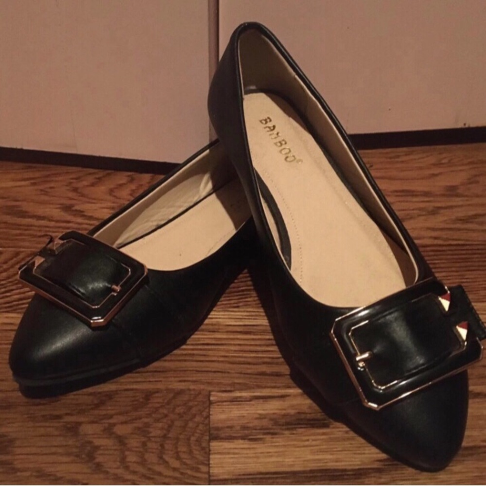 Bamboo Buckle Flats